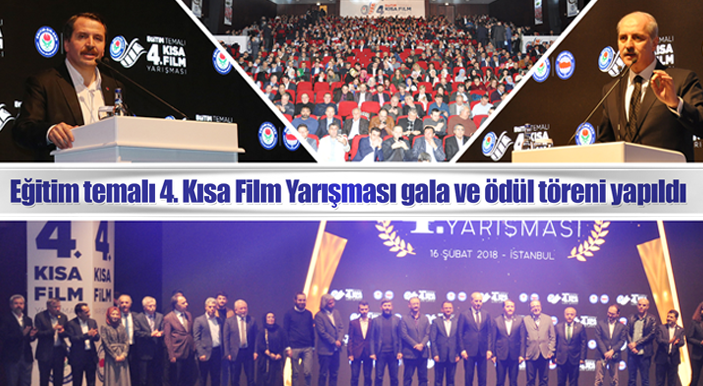 Eğitim Temalı 4. Kısa Film Yarışması Gala ve Ödül Töreni Yapıldı