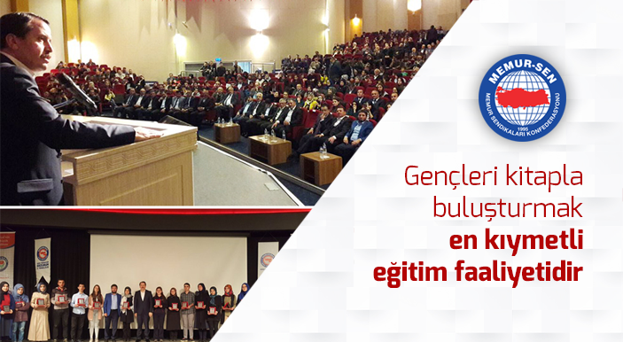 Gençleri kitapla buluşturmak en kıymetli eğitim faaliyetidir
