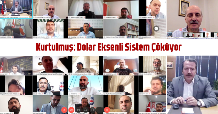 Kurtulmuş Pandemi Sonrası Yeni Ekonomik Dinamikler ve Türkiye Konulu Tele Konferansa Katıdı