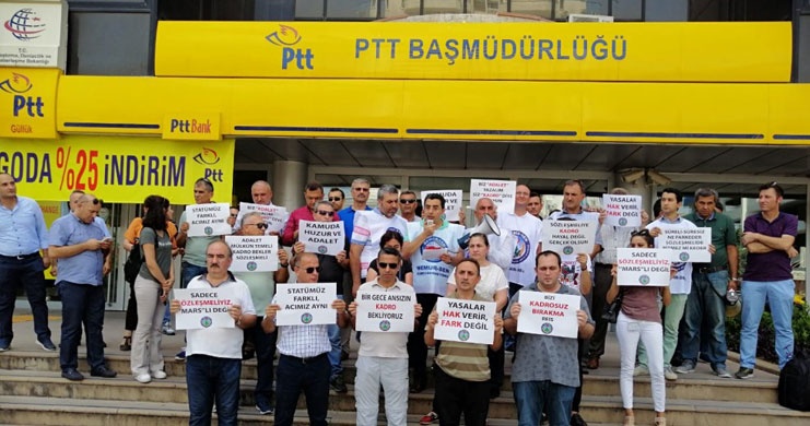 Toç Bir-Sen 81 İlden Mektup Eylemi ile Sözleşmelilerin Kadro Talebini Haykırdı