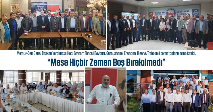 Memur-Sen Genel Başkan Yardımcısı Tonbul’dan Temaslar