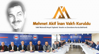 Mehmet Akif İnan Vakfı Hayırlı Olsun