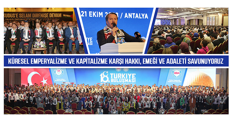 Eğitim-Bir-Sen 18. Türkiye Buluşması Antalya'da Gerçekleştirildi