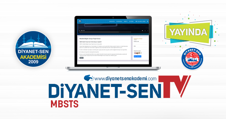 Diyanet-Sen TV MBSTS Online Hazırlık Kursu ile Yayında