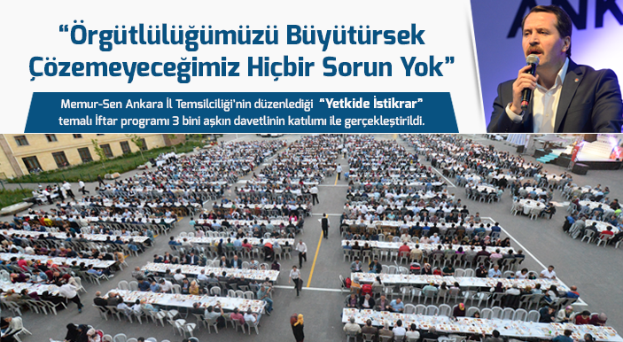 Yalçın: Örgütlülüğümüzü Büyütürsek Çözemeyeceğimiz Hiçbir Sorun Yok