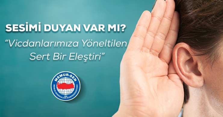 Sesimi Duyan Var mı? Vicdanlarımıza Yöneltilen Sert Bir Eleştiri
