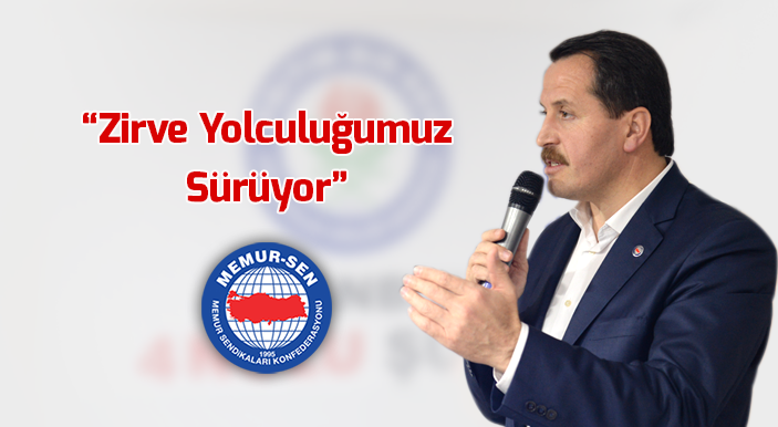 Yalçın: Zirve Yolculuğumuz Sürüyor