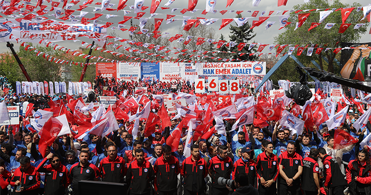 Memur-Sen Ankara’da: Anıtpark’ta 1 Mayıs Coşkusu
