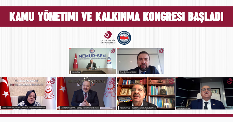 Kamu Yönetimi ve Kalkınma Kongresi Başladı