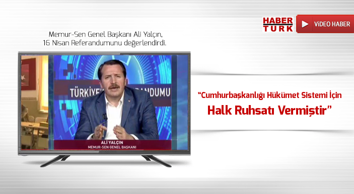 Yalçın, Habertürk TV'ye Konuk Oldu