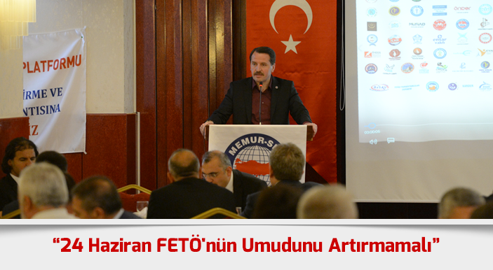 Yalçın, 15 Temmuz Platformu’nun İftar Programında Konuştu