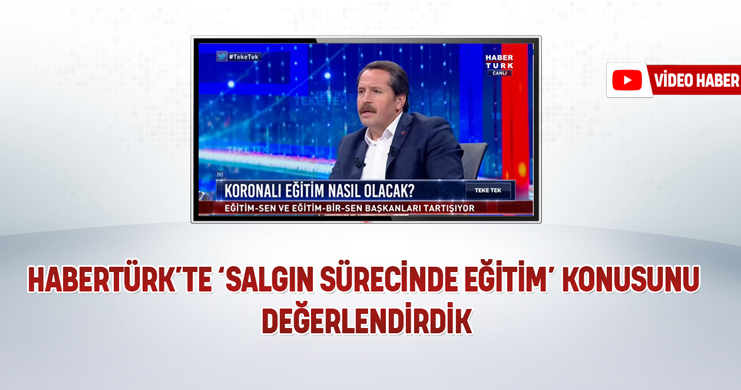 Yalçın, Teke Tek'te Pandemi Döneminde Eğitimi Anlattı