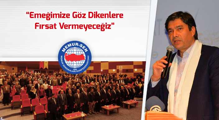Uslu: Emeğimize Göz Dikenlere Fırsat Vermeyeceğiz