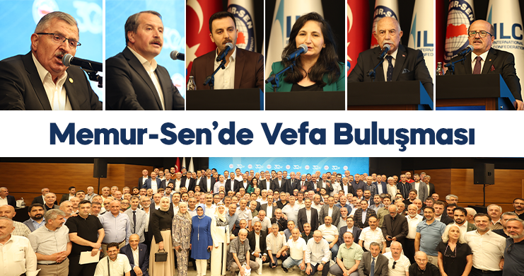 Memur-Sen’de Vefa Buluşması