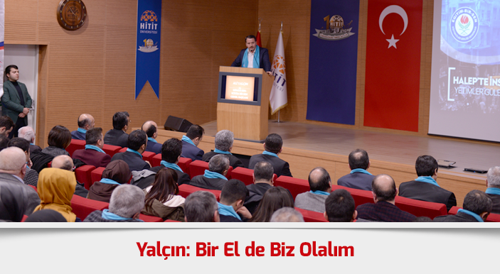 Yalçın: Bir El de Biz Olalım