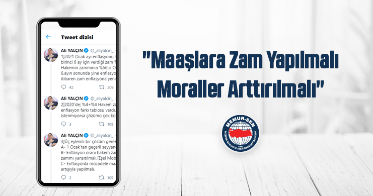 Yalçın: “Kamu Görevlilerinin Maaşı Arttırılmalı”