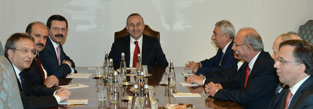 Dışişleri Bakanı Mevlüt Çavuşoğlu Ziyaret Edildi