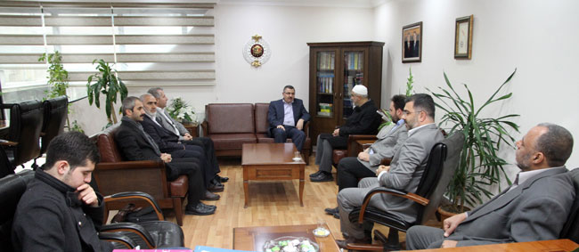 Gündoğdu Kudüs Muhafızı Şeyh Raed Salah`ı Kabul Etti