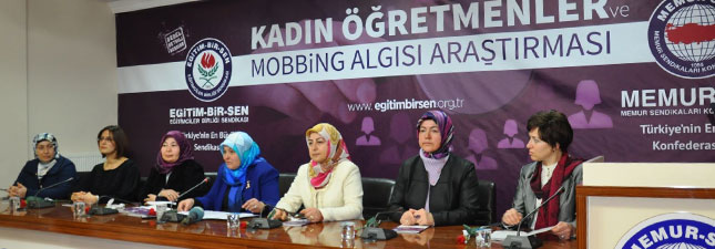 ``Kadın Öğretmenlerin Mobbing Algısı Araştırması`` Açıklandı