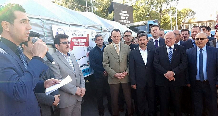 Muğla`dan 4 TIR Gıda Yardımı