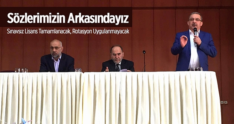 Sınavsız Lisans Tamamlanacak, Rotasyon Uygulanmayacak