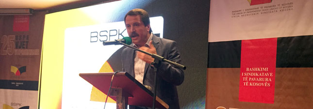 Yalçın, BSPK`nın 25. Yıldönümünde Konuştu