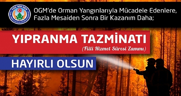 Yıpranma Tazminatı Ogm Teşkilatımıza Hayırlı Olsun